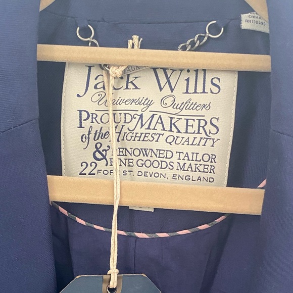Jack Wills - navy blazer size 4 - Picture 5 of 5